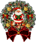 corona natale babbo natale.gif